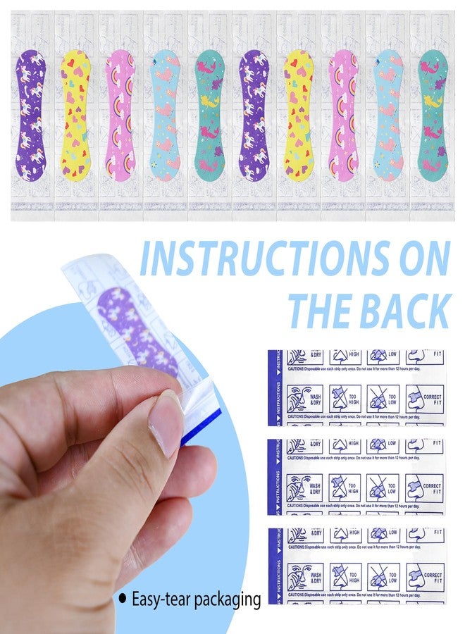 Kuabiz 30 Pcs Kids Nasal Strips Kids Nose Strips 1.73 x 0.55'' Small Size Colorful Kid Breathing Strip Breathe Snoring Sleep Clips Kid Nose Tape Patch for Stop Snoring Children - Image 4